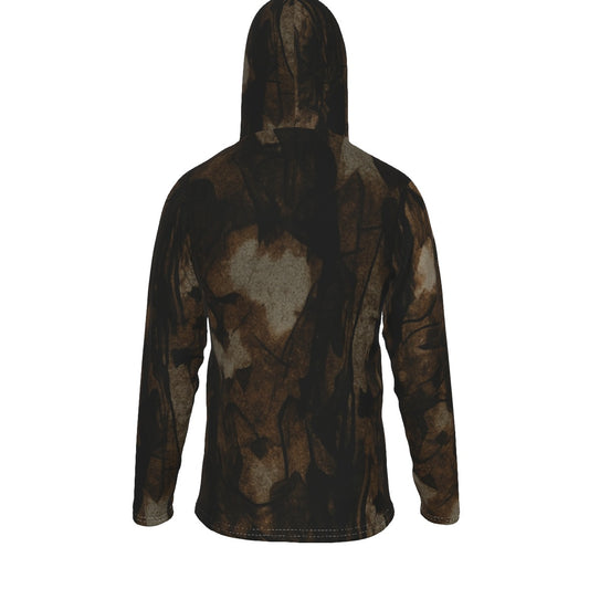DHJ-Brown Withdrawal Edition Hoodie with Mask