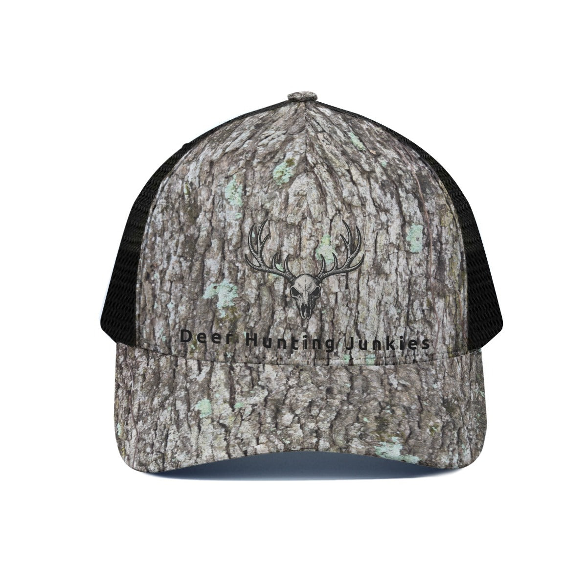 DHJ - Hardwood Trucker Hat With Black Half-mesh