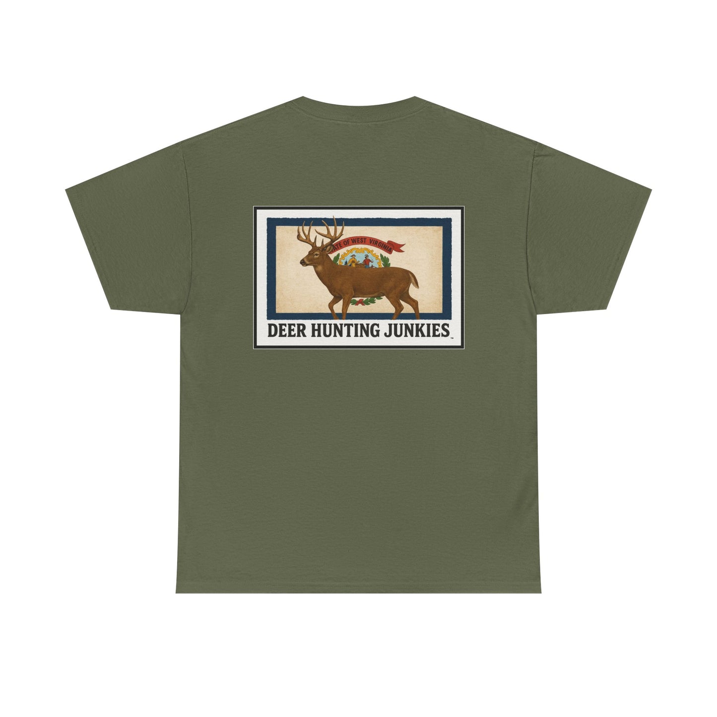 DHJ - West Virginia Buck Short Sleeve Tee