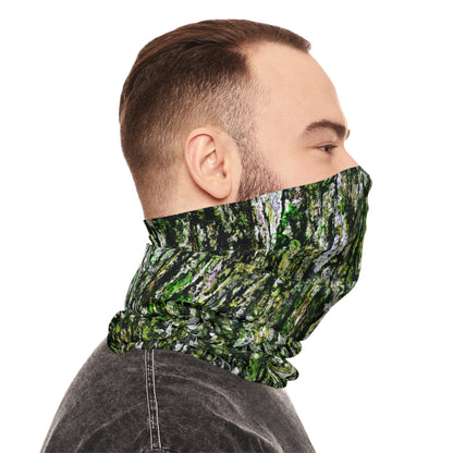 DHJ- Green Hardwood Lightweight Neck Gaiter