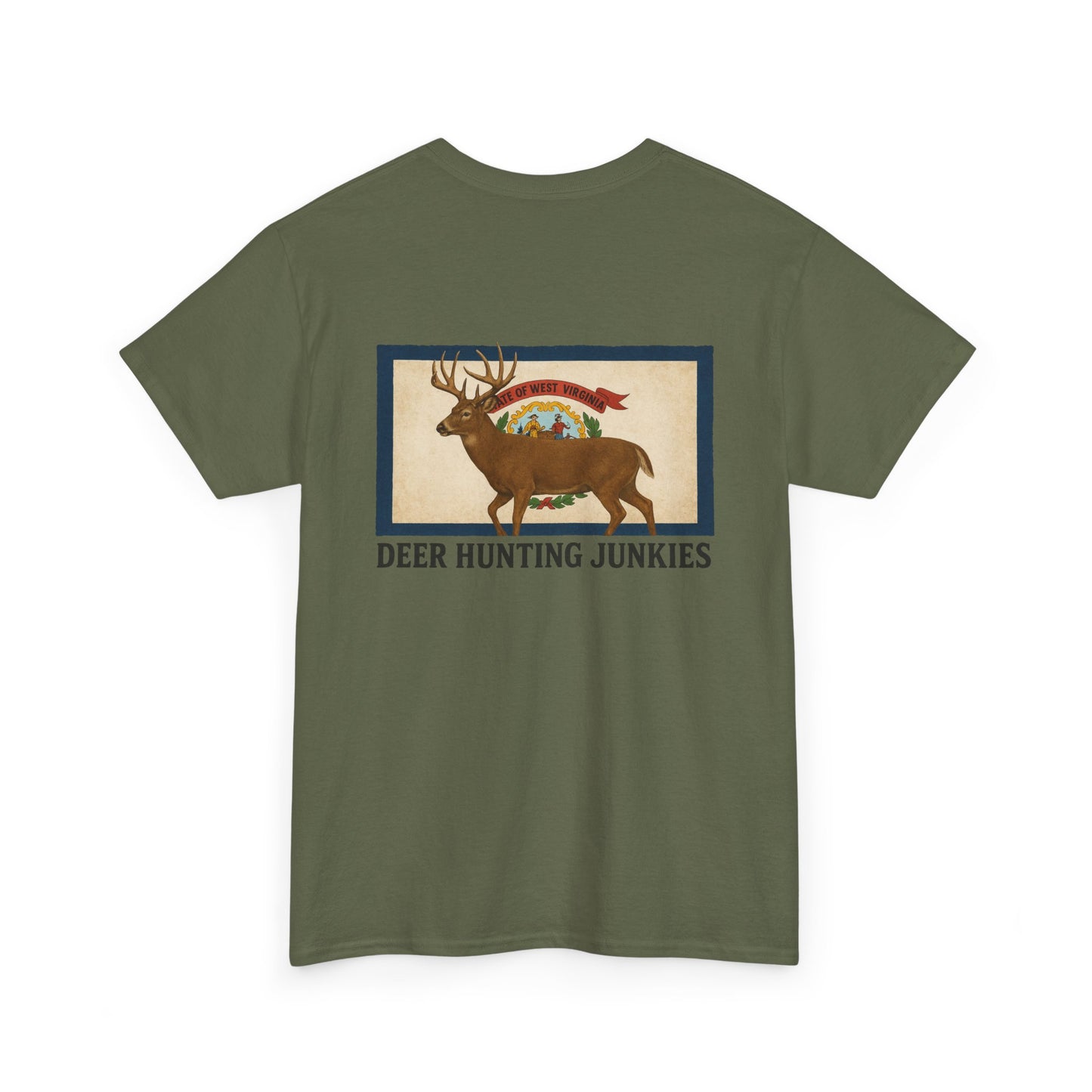 DHJ - West Virginia Buck Short Sleeve Tee