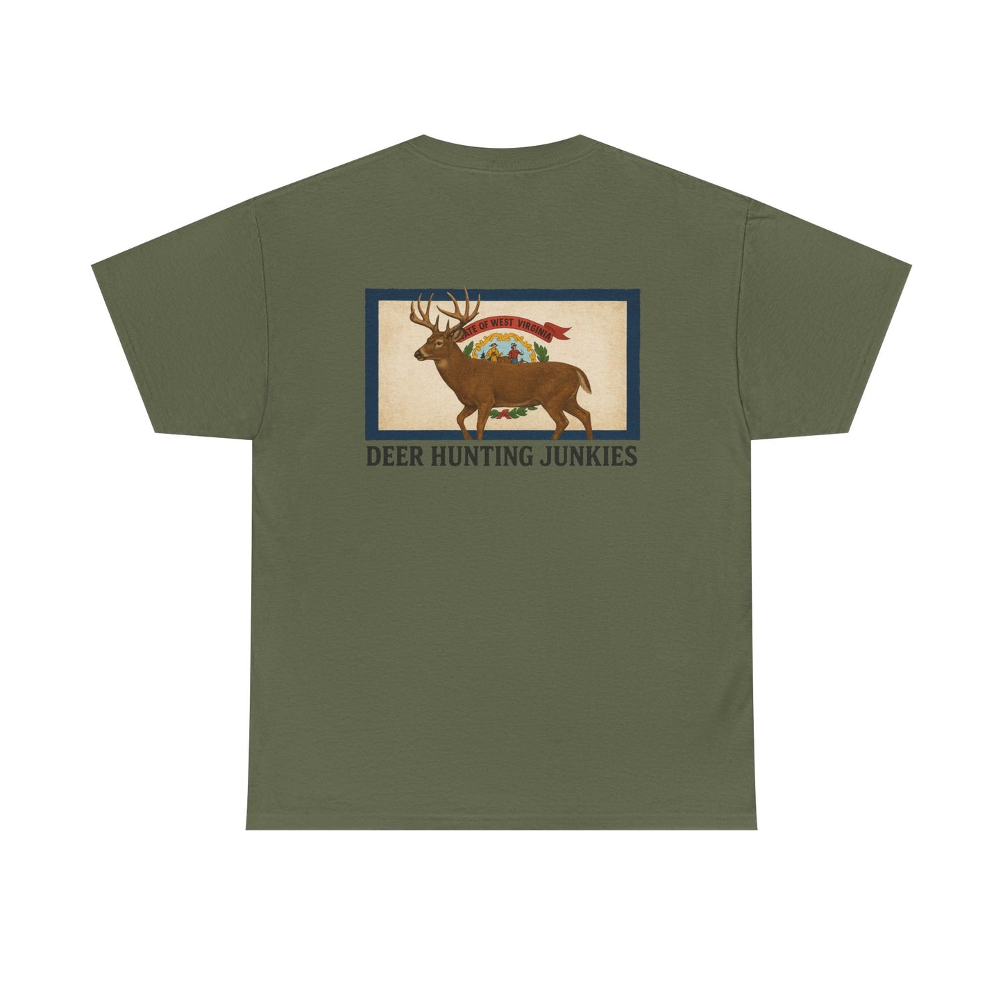 DHJ - West Virginia Buck Short Sleeve Tee