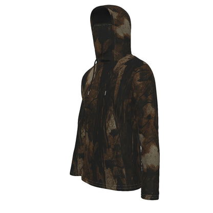 DHJ-Brown Withdrawal Edition Hoodie with Mask