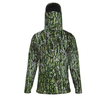 DHJ - Green Hardwood Masked Hoodie