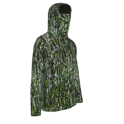 DHJ - Green Hardwood Masked Hoodie