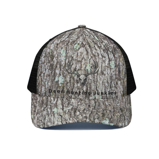 DHJ - Hardwood Trucker Hat With Black Half-mesh