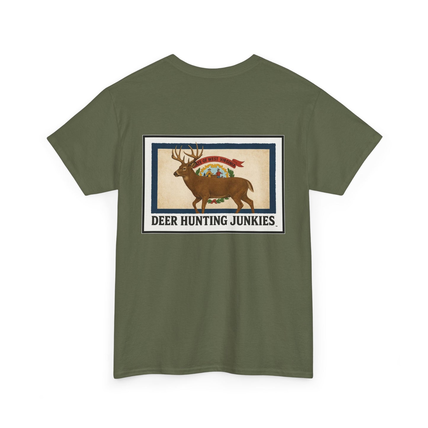 DHJ - West Virginia Buck Short Sleeve Tee