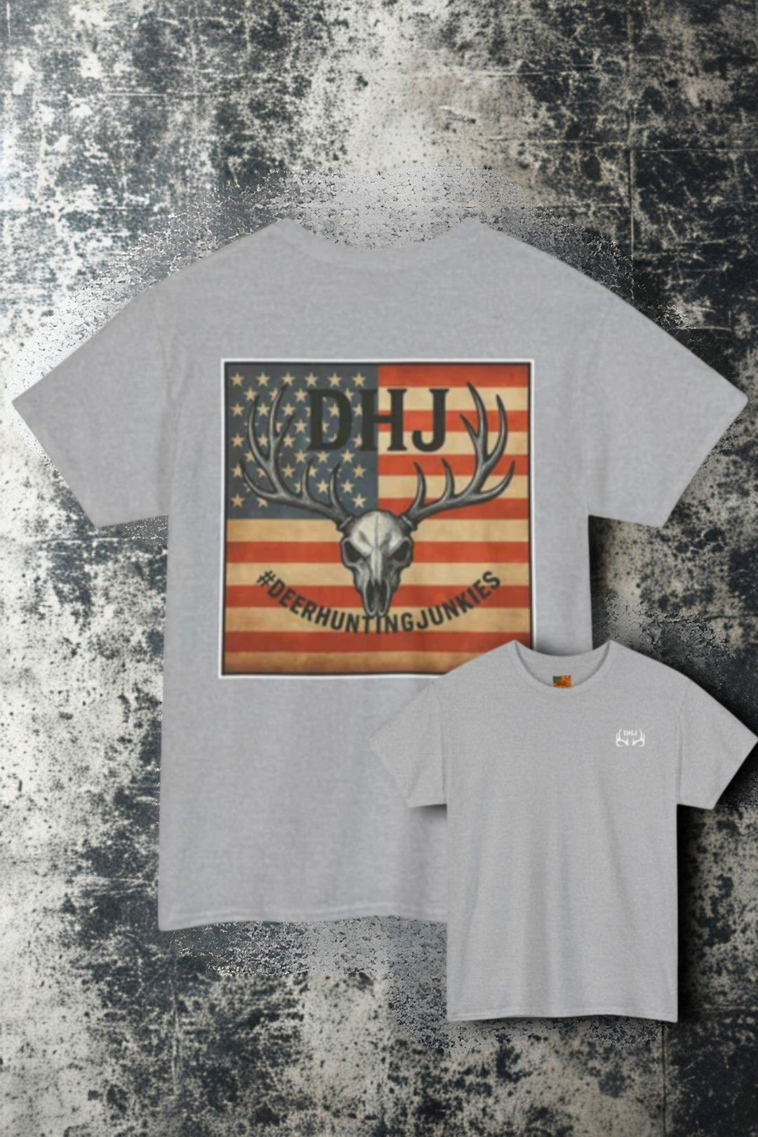 DHJ -  OG American Flag Sleeve Tee