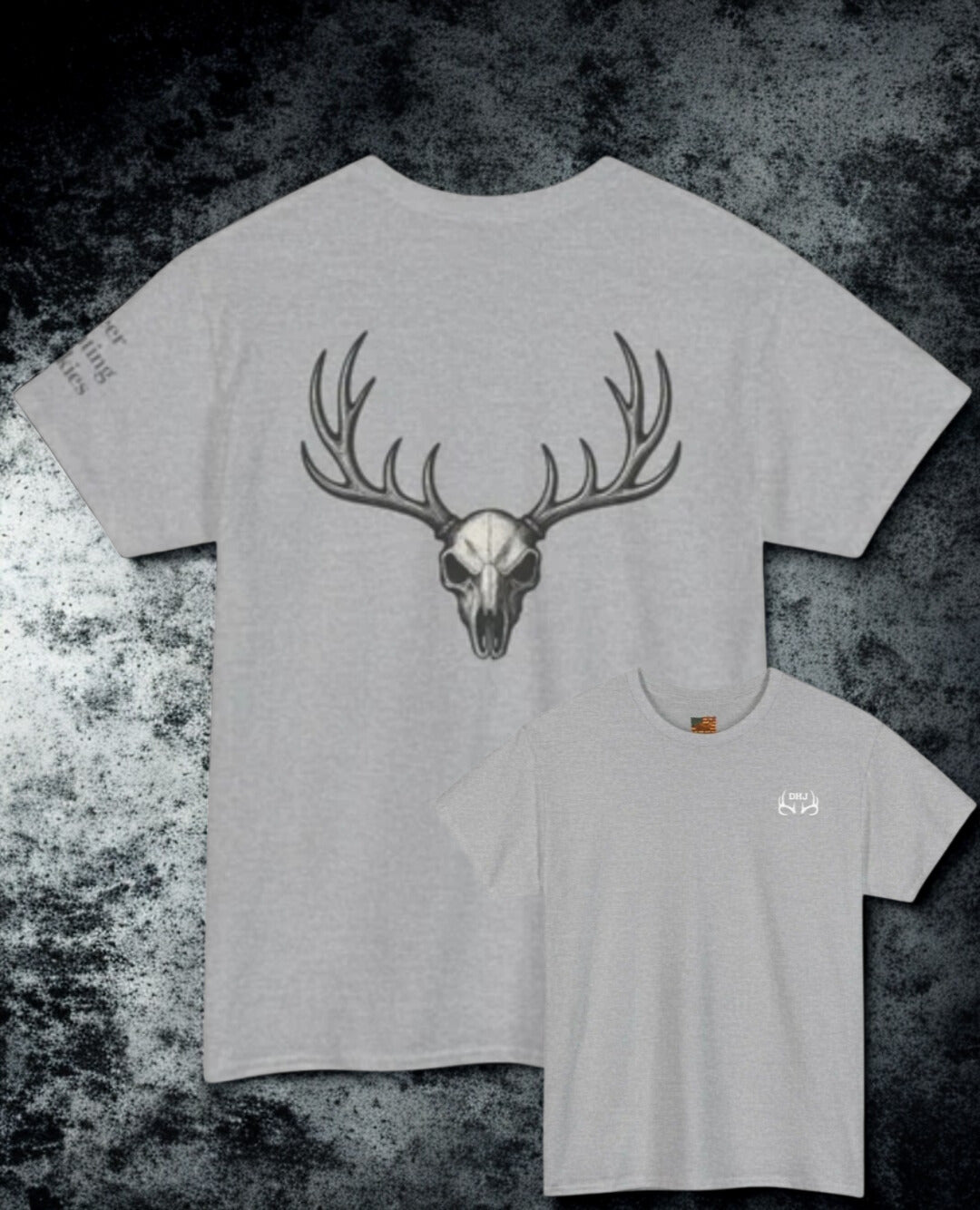 DHJ- Skull Heavy Cotton Short Tee