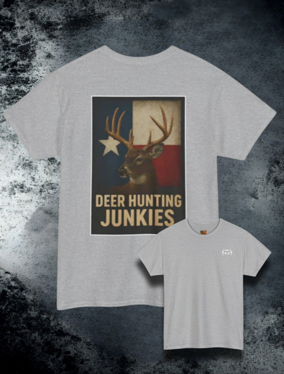 DHJ -  Texas Deer Short Sleeve Tee