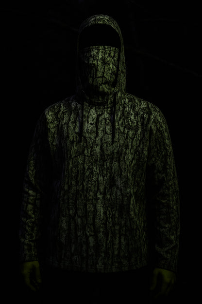 DHJ - Green Hardwood Masked Hoodie